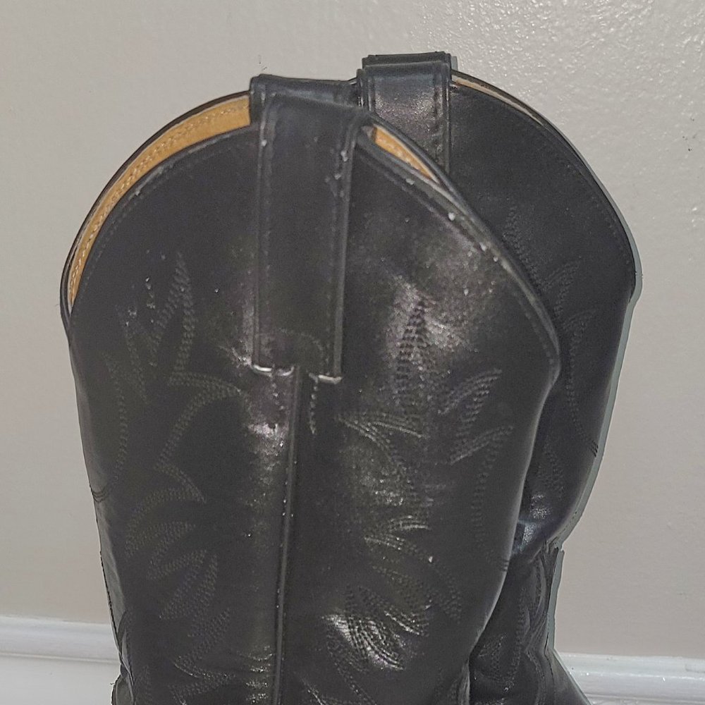 BLack Justin Boots 8.5B MENS - Picture 9 of 9